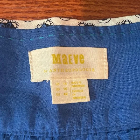 Anthropologie Maeve Alyssa Midi Skirt size 10 boho - Picture 4 of 8